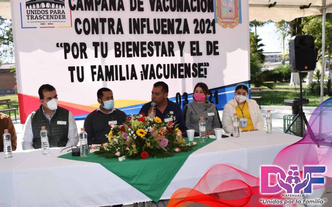 Da inicio la campaña de vacunación contra la influenza