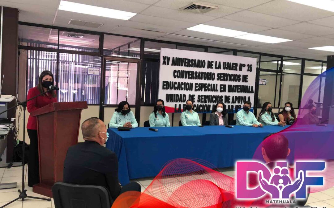 DIF Matehuala asiste al XV aniversario de la USAER