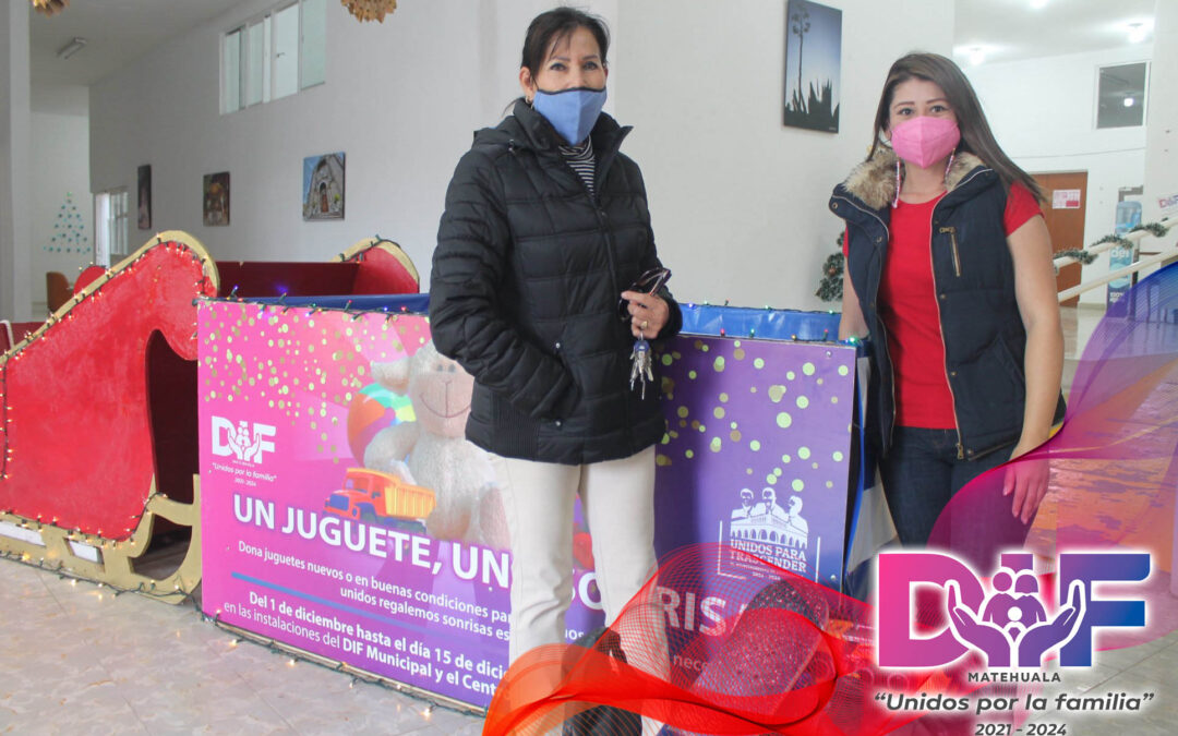El Sistema Municipal para el Desarrollo Integral de la Familia (SMDIF) en coordinación con el  Ayuntamiento Municipal de Matehuala 2021-2024, te invitan a participar en la campaña de donación de juguetes “Un Juguete una Sonrisa”.