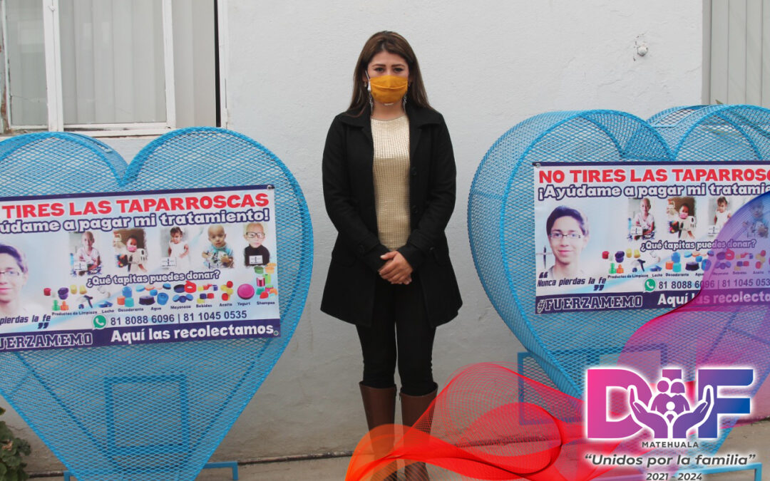 PAULA MÉNDEZ GARCÍA, IMPULSA CAMPAÑA DE RECOLECCIÓN DE TAPA ROSCAS.