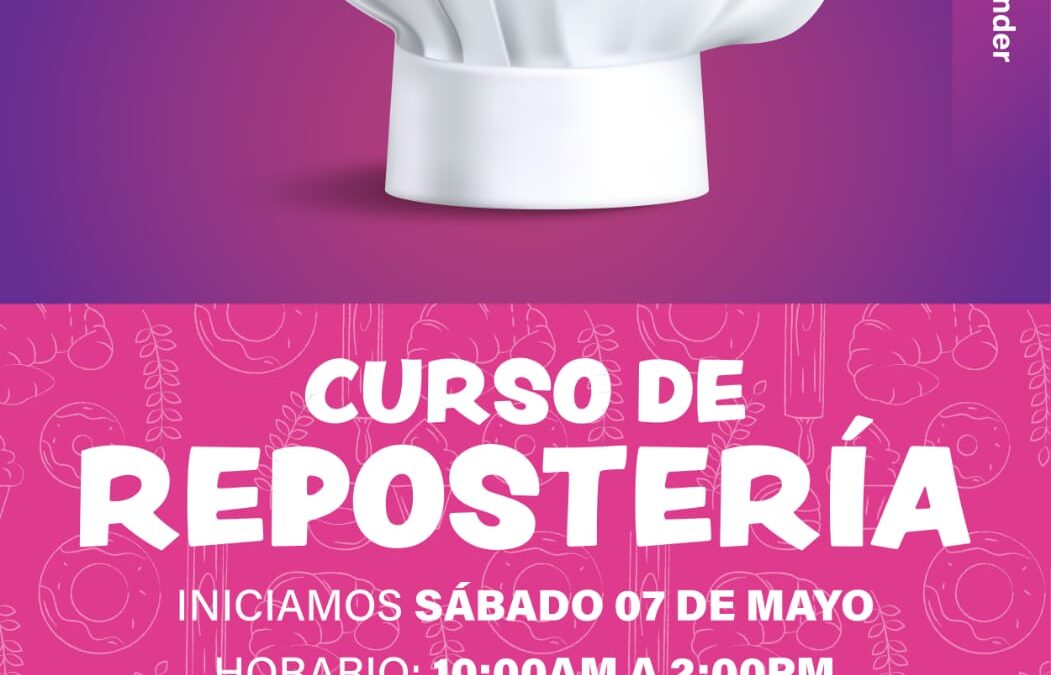 DIF MATEHUALA INVITA A CURSO DE REPOSTERIA