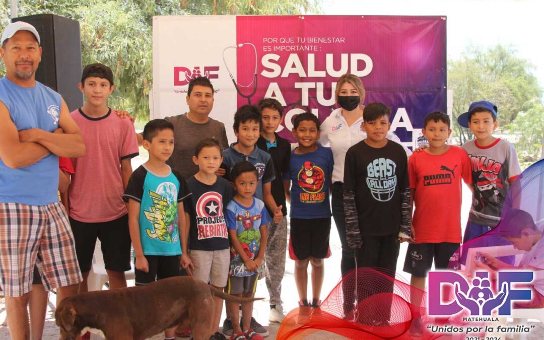 DIF MATEHUALA CELEBRA BRIGADA DE SALUD EN LA COLONIA VILLA FONTANA