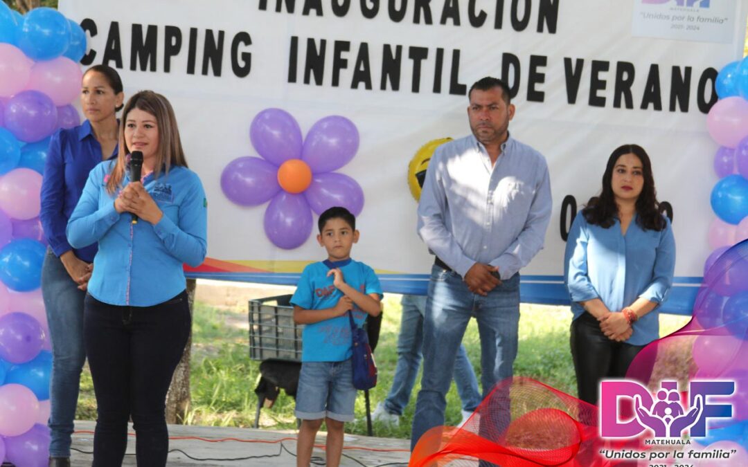 PAULA MÉNDEZ INAUGURA CAMPAMENTO INFANTIL DE VERANO 2022