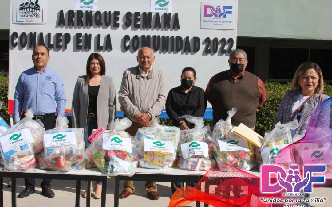 DIF MATEHUALA PARTICIPA EN SEMANA CONALEP EN LA COMUNIDAD 2022