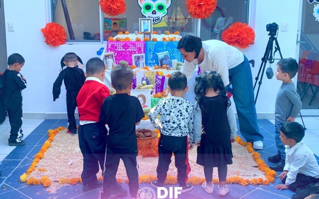 Estancia Infantil DIF celebra el tradicional “Día de Muertos” con un festival cultural