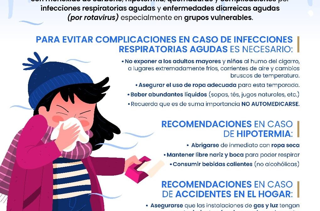 DIF Municipal Emite Recomendaciones para la Temporada de Frío