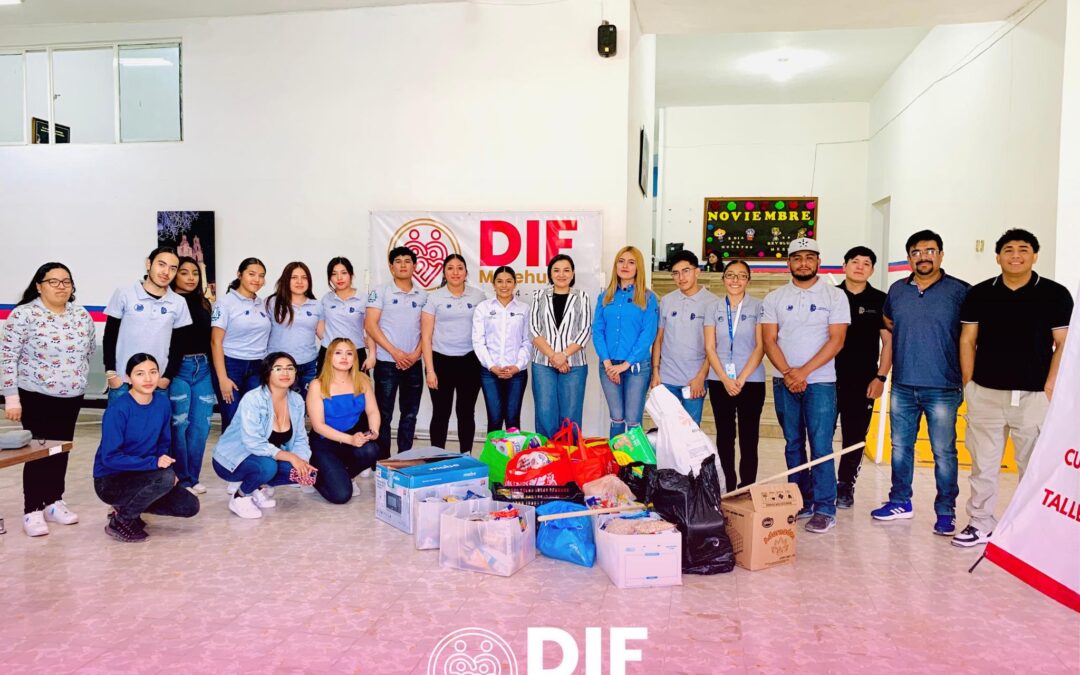 Alumnos del TecNM Matehuala realizan colecta de víveres en apoyo al SMDIF